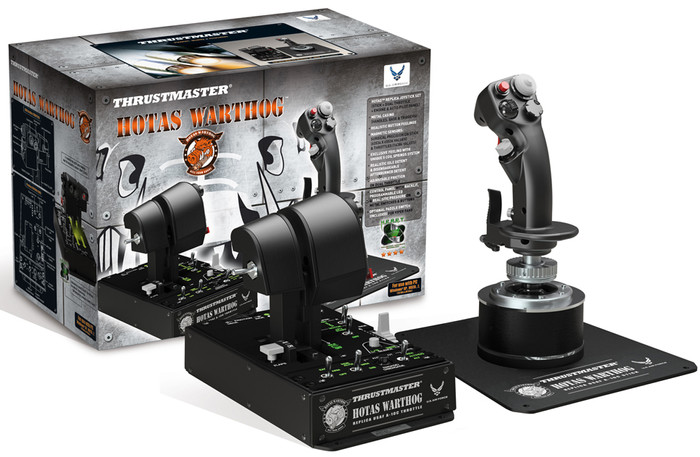 Jet Simulator Pack - Thrustmaster Hotas Warthog A-10C Aircraft Controller Replica PC combined product