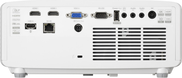 Optoma ZH401e achterkant