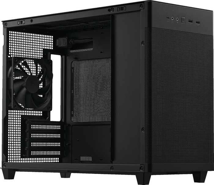 ASUS PRIME AP201 MESH Black left side