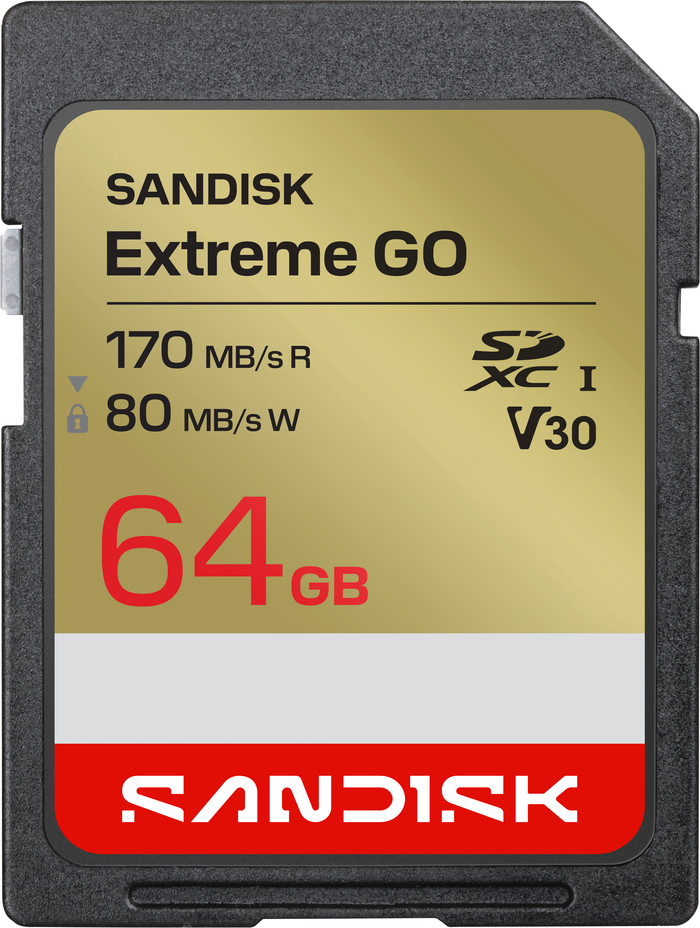 SANDISK Extreme GO SDXC 64GB 80MB/s Main Image