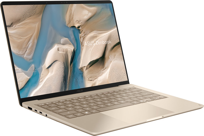 ASUS Zenbook 14 OLED Copilot+ PC UX3480KA-U1284W linkerkant