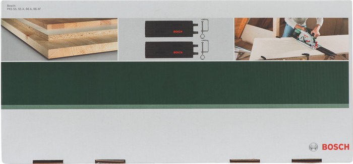 Bosch 2-piece guide rail packaging