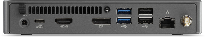 Acer Veriton N2595GT Mini PC I5518 achterkant