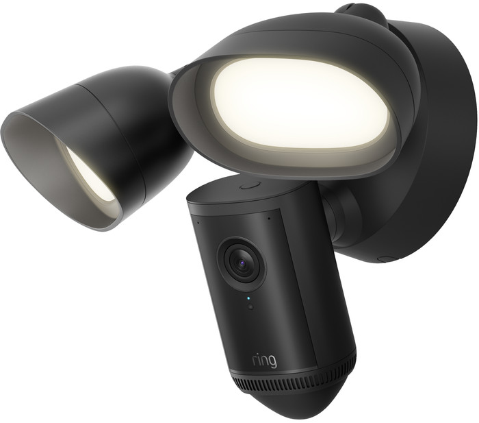 Ring Floodlight Camera Wired Pro 2e Generatie Zwart rechterkant