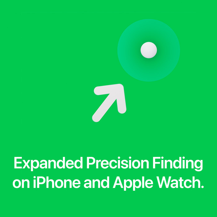 Apple AirTag 2 (1-pack) + BlueBuilt Apple AirTag Key Ring visual supplier