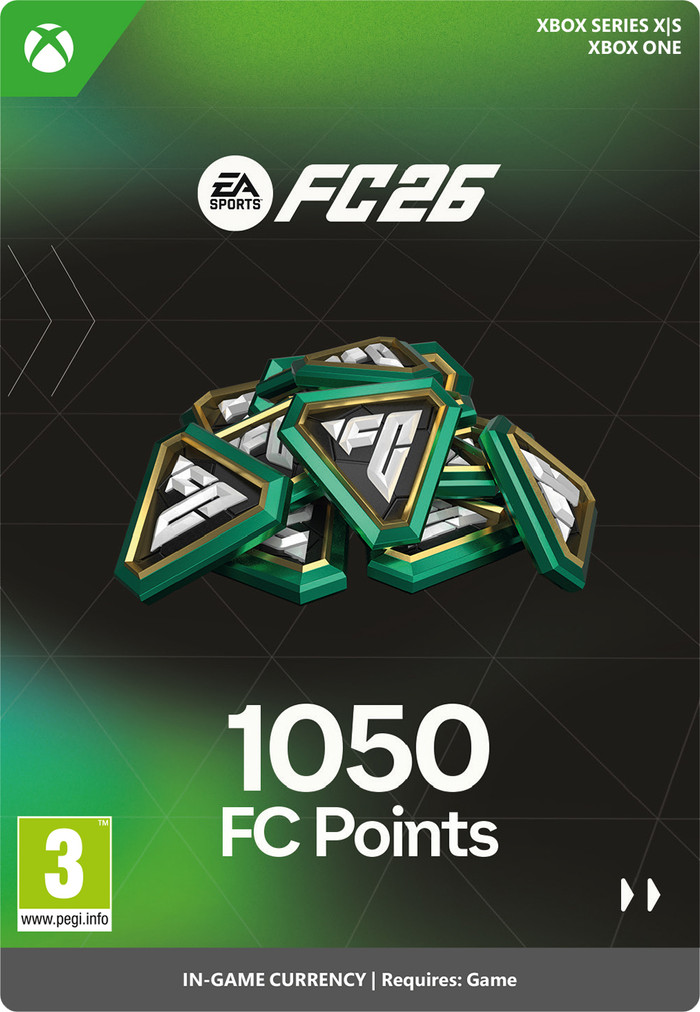 EA Sports FC 26 1050 FC Points Xbox Series X|S en Xbox One - Digitaal voorkant
