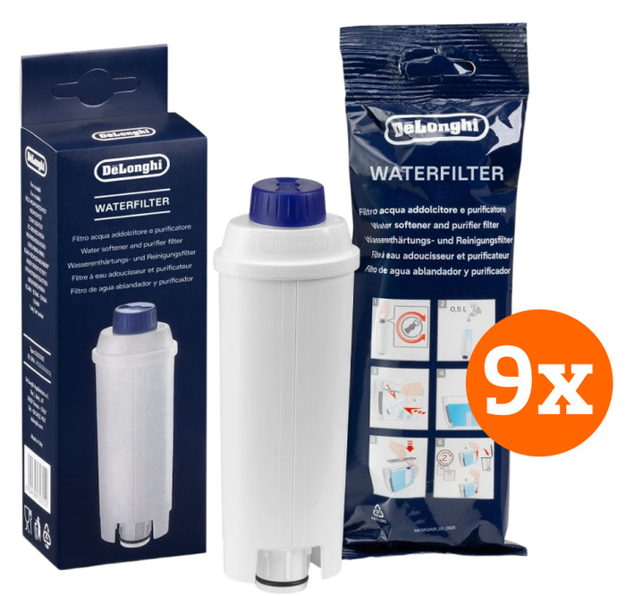 De'Longhi Waterfilter 9 stuks Main Image