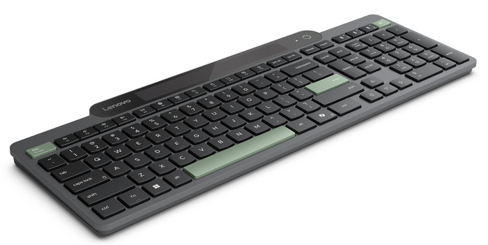 Lenovo 800 Self-Charging Bluetooth Keyboard QWERTY Black linkerkant