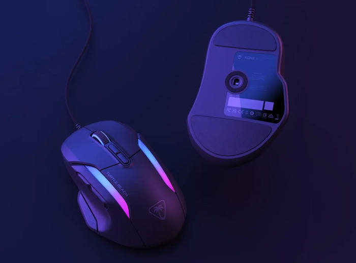Turtle Beach Kone II Wired Gaming Mouse Black product in use