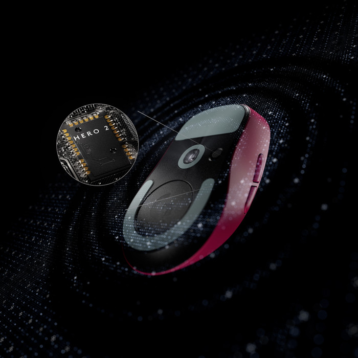 Logitech G PRO X Superlight 2 LIGHTSPEED Wireless Gaming Mouse Magenta product in use