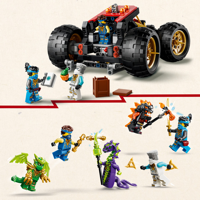 LEGO Ninjago Land-Bounty 71869 product in gebruik