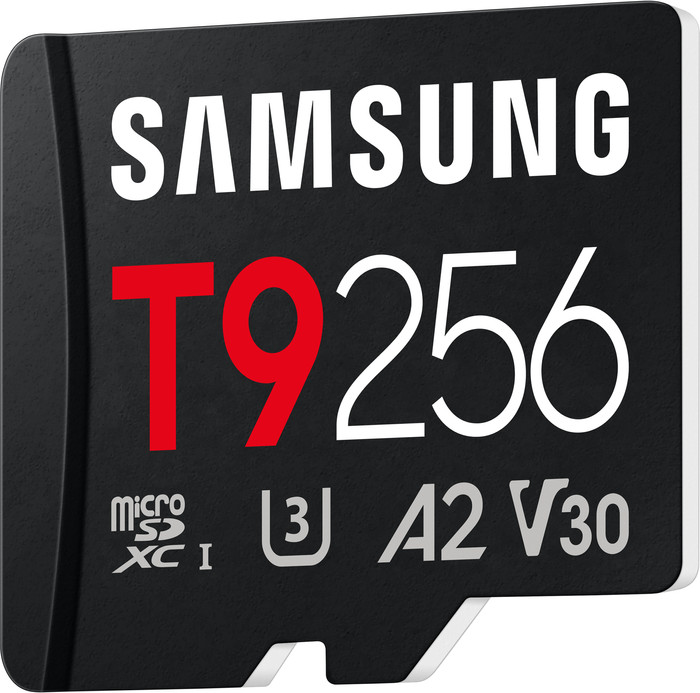 Samsung MicroSDXC T9 256GB 200MB/s voorkant