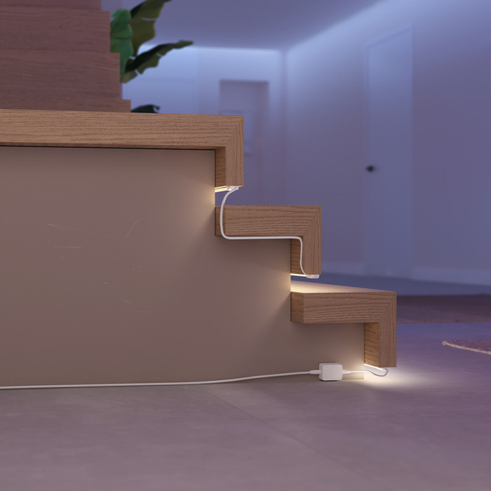 Philips Hue Flux Verbindingskabel 4-Pack product in gebruik