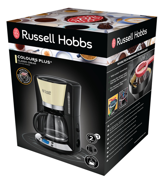 Russell Hobbs Colors Plus Cream packaging