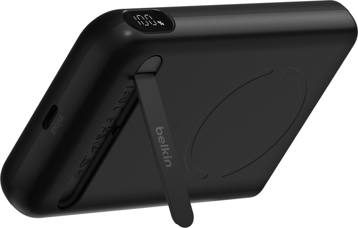 Belkin UltraCharge Pro Draadloze Powerbank met MagSafe 10.000 mAh met Snelladen Zwart detail