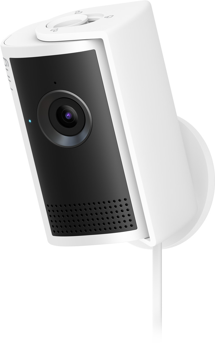 Ring Binnencamera Plus Wit rechterkant