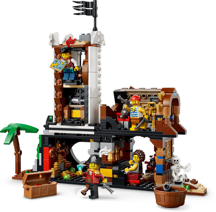 LEGO Creator 3-in-1 Klassiek Piratenschip 31387 detail