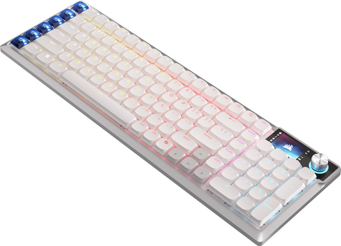 Corsair Vanguard AIR 99 Wireless Gaming Toetsenbord Wit Qwerty bovenkant