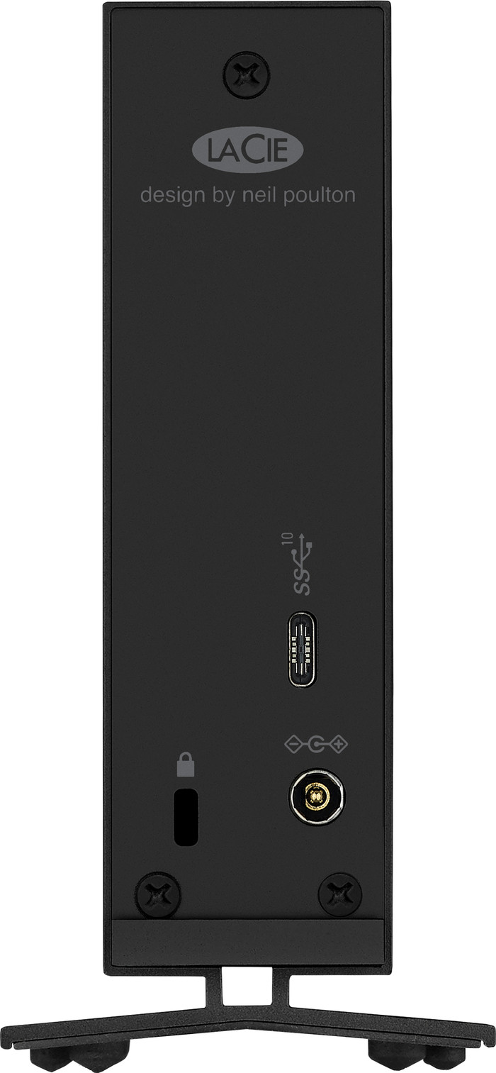 LaCie d2 Professional USB-C 10TB achterkant