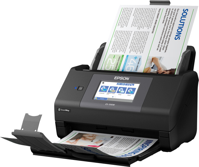 Epson WorkForce ES-590W product in gebruik