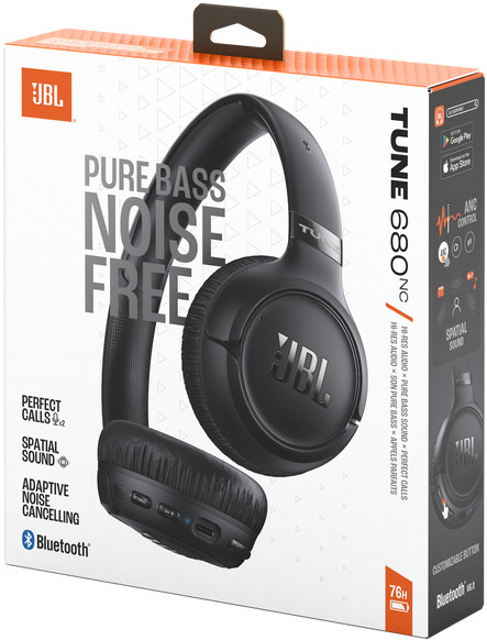 JBL Tune 680NC Black packaging
