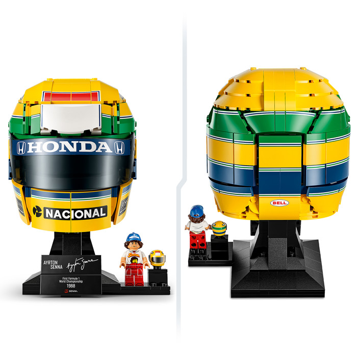 LEGO Editions F1 Ayrton Senna Helm 43024 detail