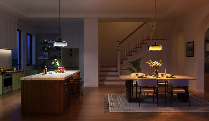 Govee Pendant Light product in gebruik