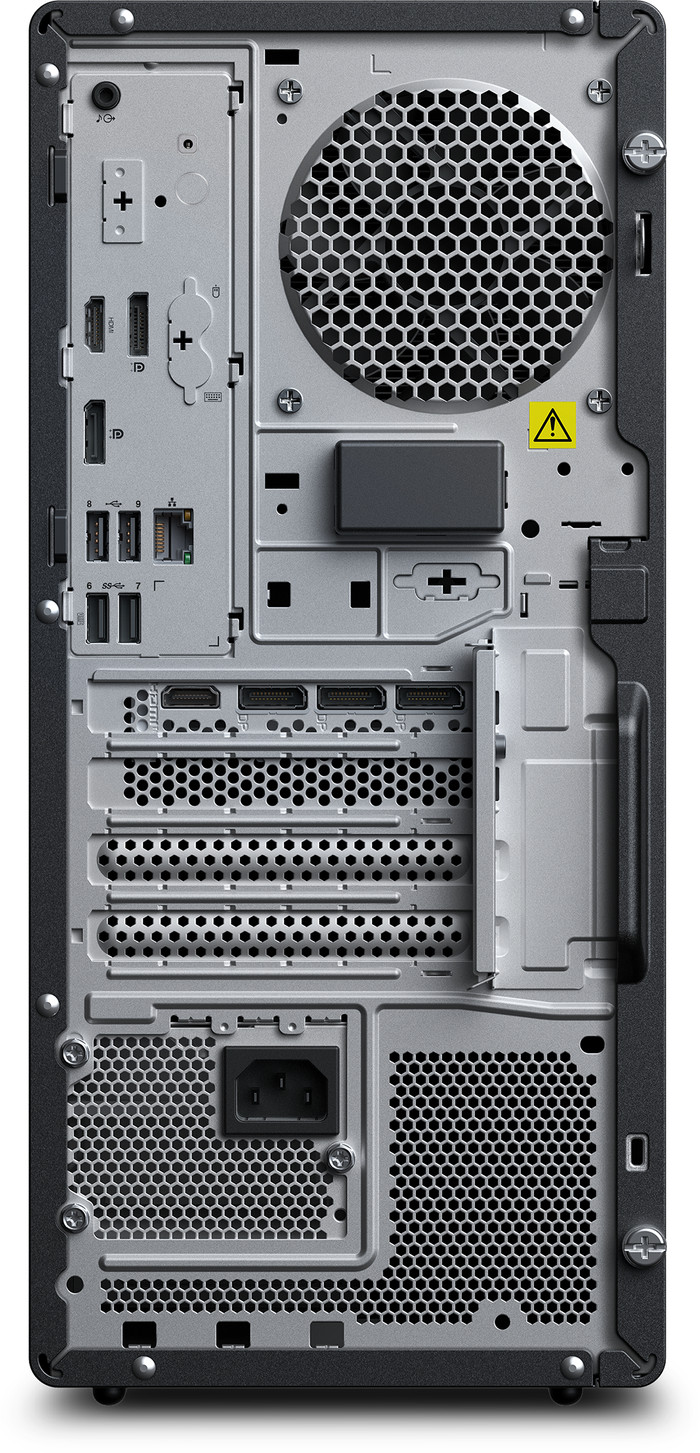 Lenovo ThinkStation P2 Tower Gen 2 - 30JQ00AWBF achterkant