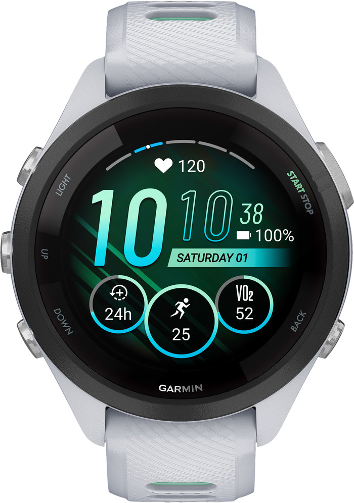 Garmin Forerunner 265S Wit voorkant