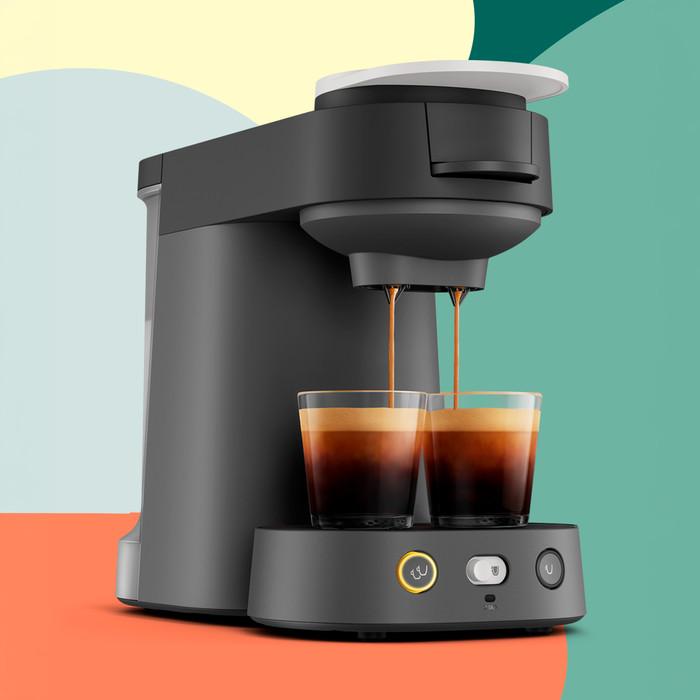 Philips koffiepadmachine Senseo Vibe CSA225/65 Zwart voorkant