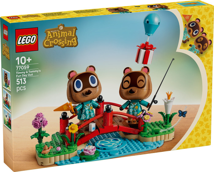LEGO Animal Crossing Dagje vrij met Timmy en Tommy 77059 verpakking