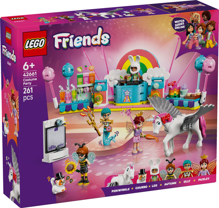 LEGO Friends Verkleedfeestje met Eenhoorn en Fee 42661 verpakking