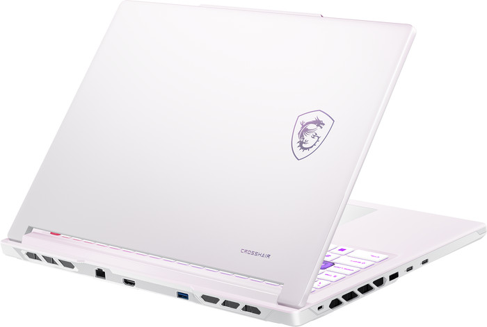 MSI Raider A16 HX MLG Edition E8WGK-077NLY achterkant