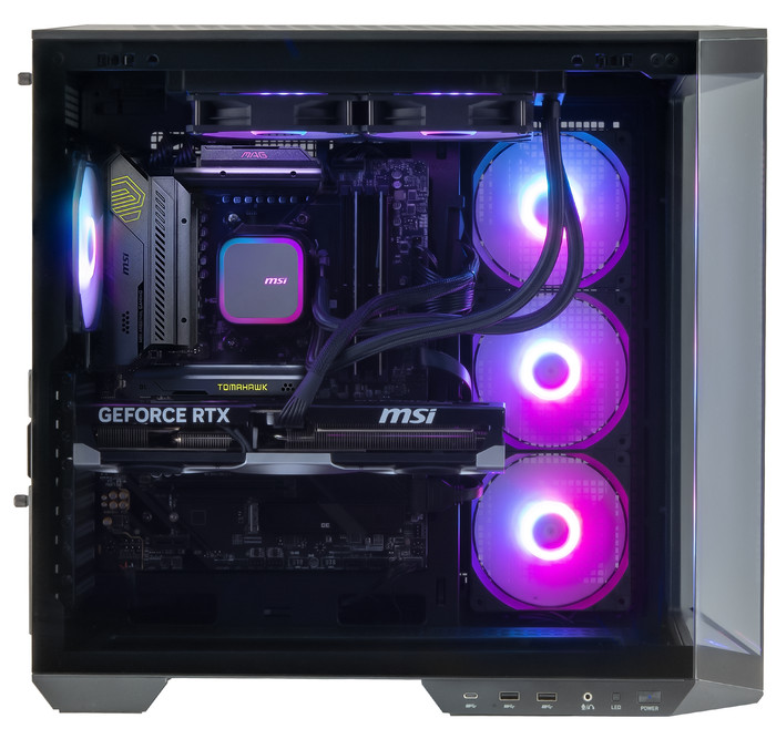 Cobalt x Powered by MSI - Tier 3 - RTX 5080 - Ryzen 7 9800X3D - 32GB - 2TB SSD linkerkant