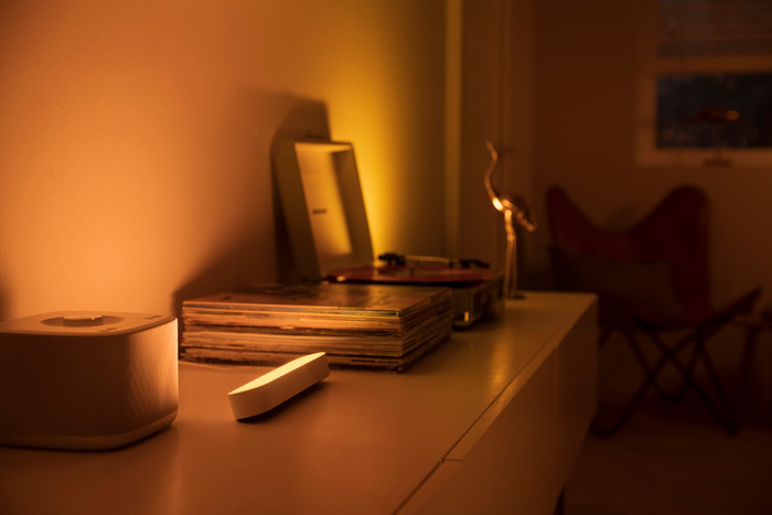 Philips Hue Play Light Bar White and Color White 1 Unit product in use