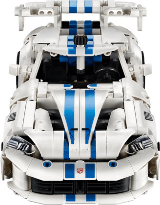LEGO Technic Dodge Viper GTS-R Sports Car 42234 front
