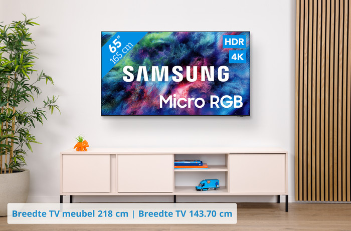 Samsung Micro RGB 65" R95H (2026) visual Coolblue 1