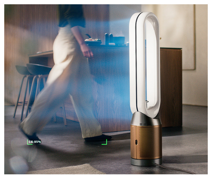 Dyson Find+Follow Purifier Cool PC3 product in gebruik