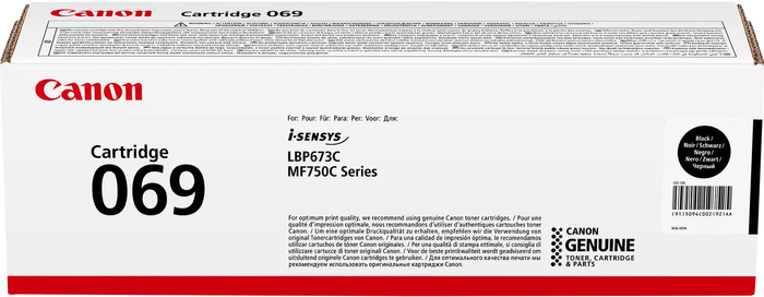 Canon 069H toner zwart Main Image