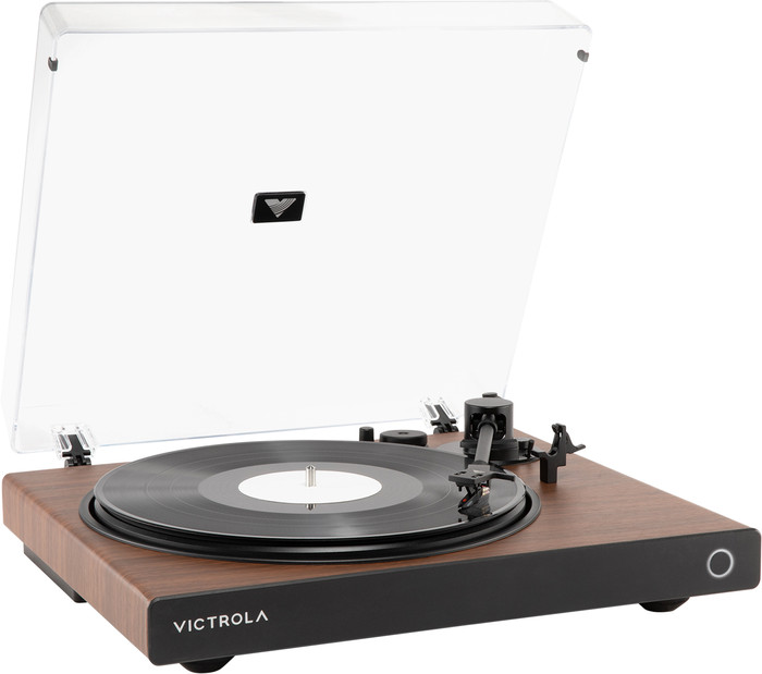 Victrola Wave Walnut left side