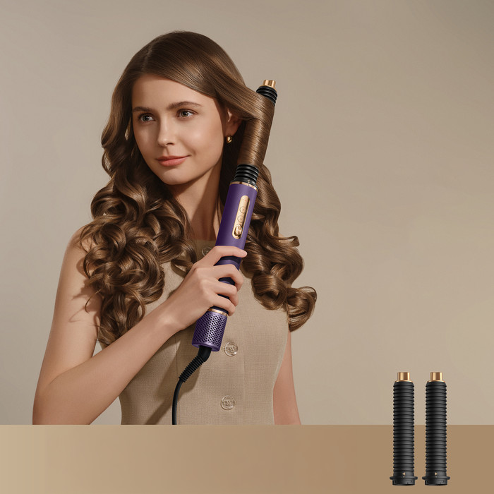 Dreame Airstyle Pro 2 Paars product in gebruik