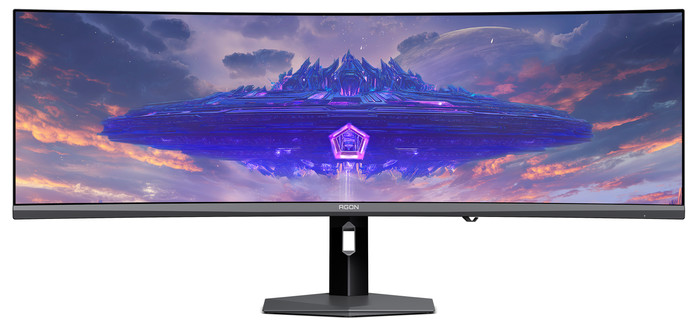 AOC AGON PRO AGP497UCZD QD-OLED Curved voorkant