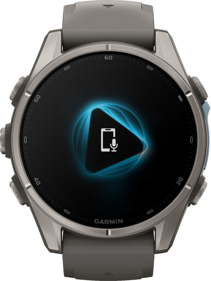 Garmin Fenix 9 Grijs 43mm voorkant