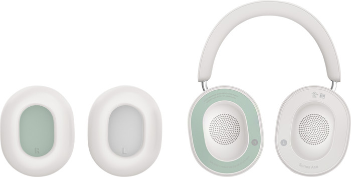 Sonos Ace Oorkussens Wit voorkant