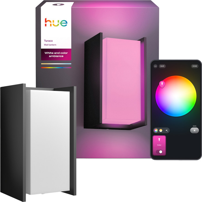 Philips Hue Turaco Wandlamp Antraciet Buiten verpakking