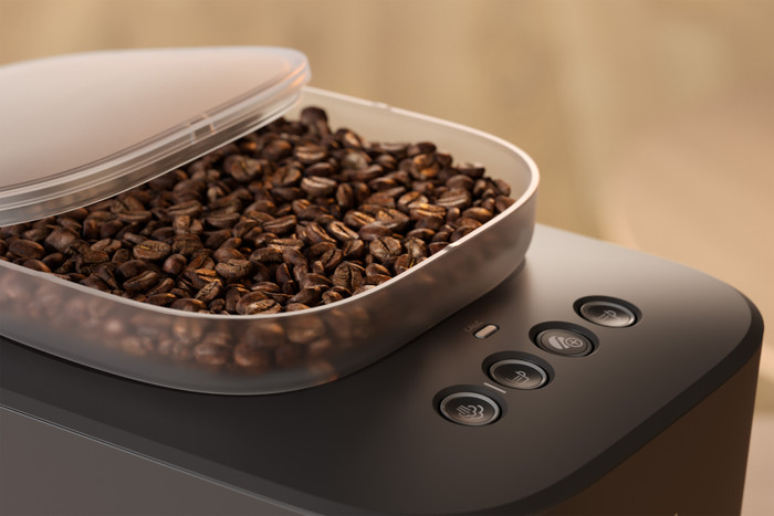 Philips Baristina Latte BAR400/60 Zwart detail