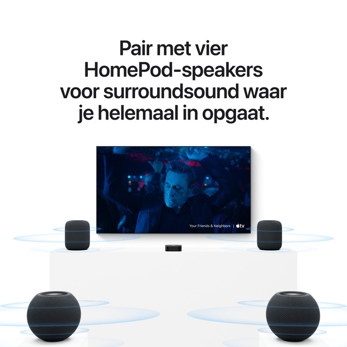 Apple TV 4K (2026) 128 GB visual leverancier