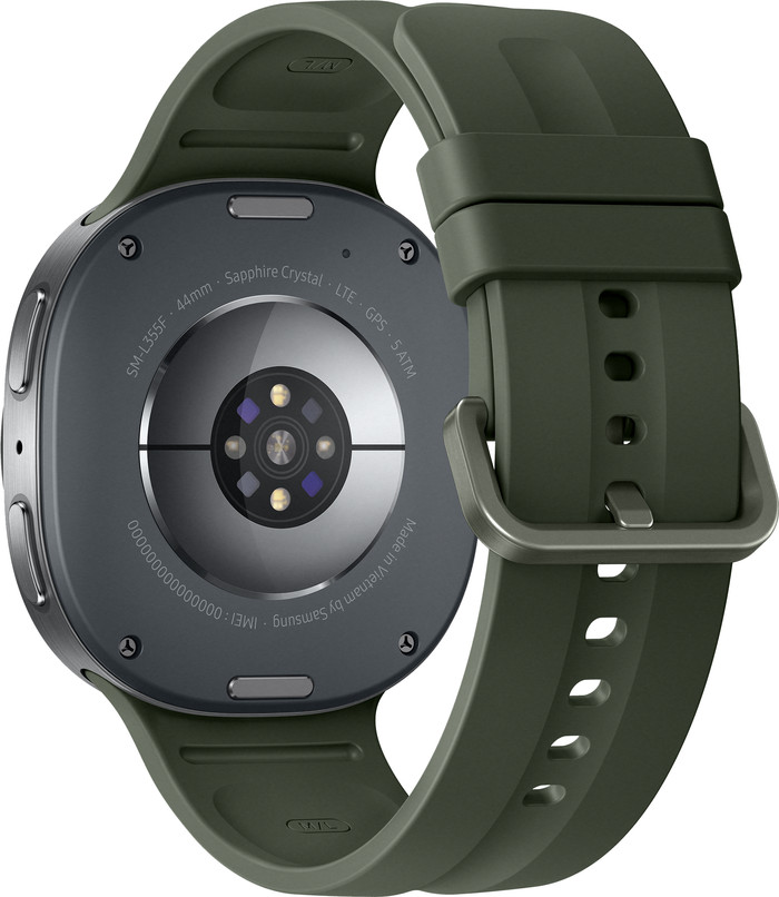 Samsung Galaxy Watch 9 5G Silver/Green 44mm back