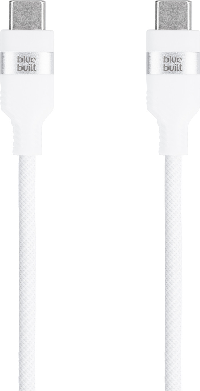 BlueBuilt Usb C naar Usb C Kabel 1,5m Nylon Wit Main Image