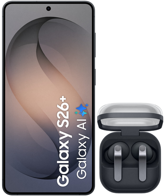 Samsung Galaxy S26 Plus 512GB Black 5G + Samsung Galaxy Buds4 Pro Black Main Image
